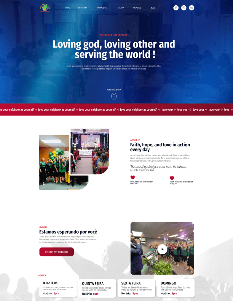 Landing page-Assembleia 1